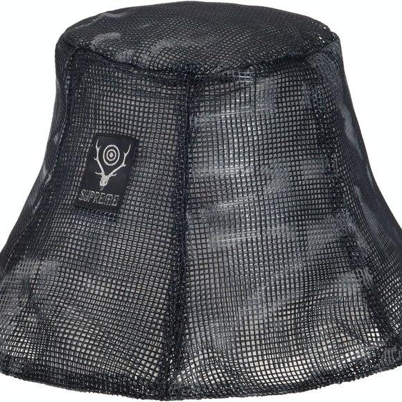 Supreme SOUTH2 WEST8 Bush Tulip Hat-Black with grey-NWOT - Picture 2 of 4